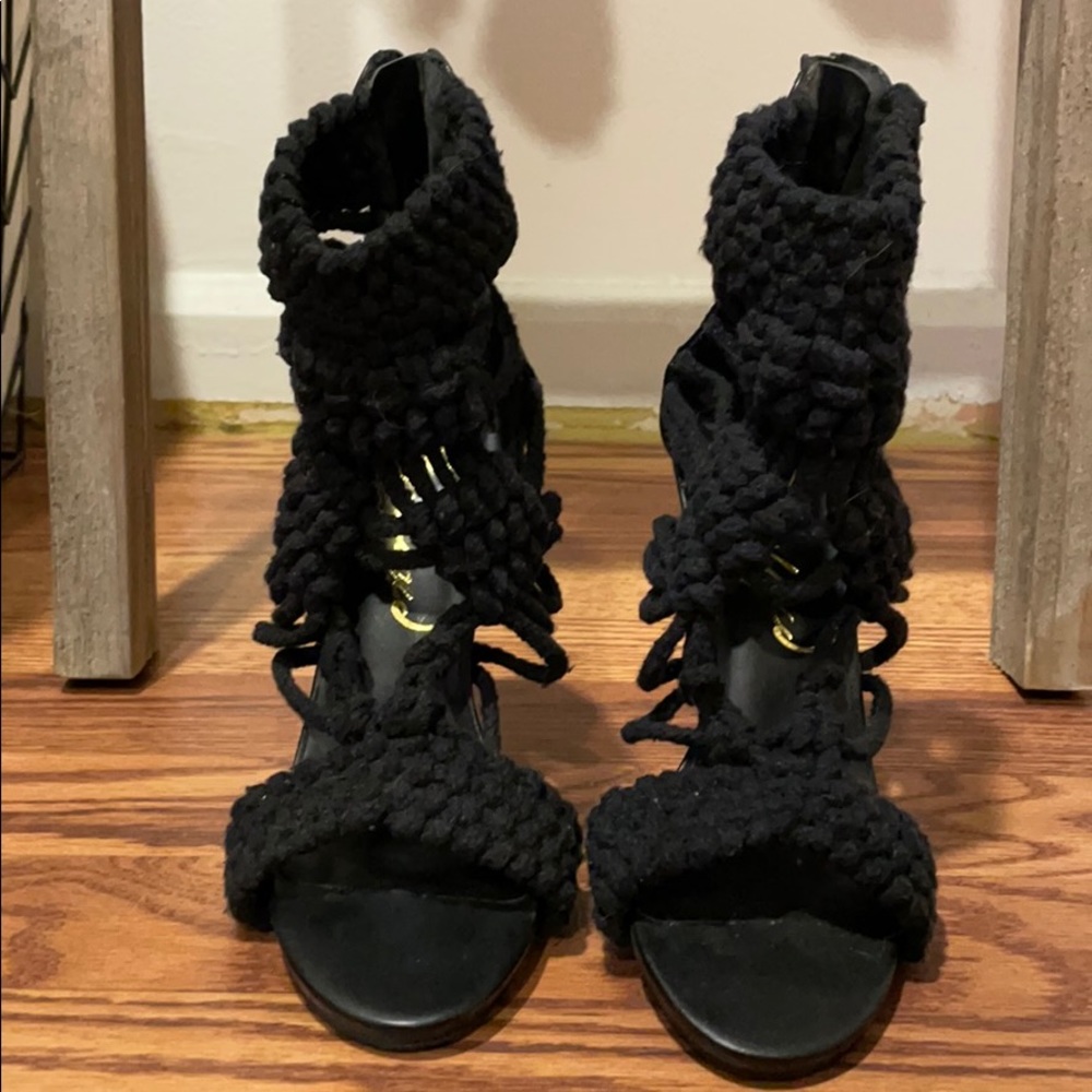 Privileged Macrame Heels - image 1